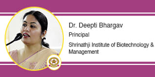 Shrinathji Institute of Biotechnology and Management, Principal: Dr.  Deepti Bhargava Interview